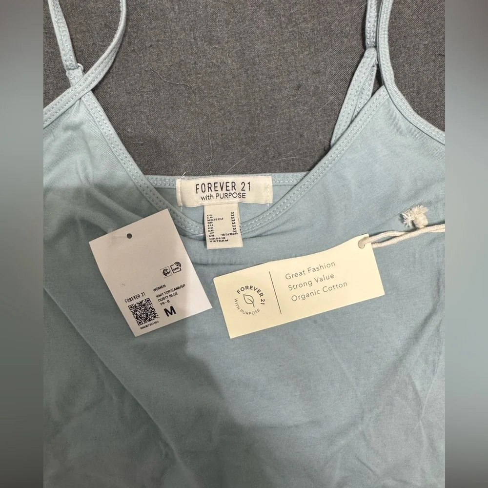 Forever 21 Sky Blue Organic Cotton Cami - Picture 2 of 2